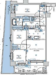 VITA八王子 1階3LDKの間取り