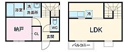 JR東海道本線 大府駅 徒歩4分の賃貸アパート 1階1LDKの間取り
