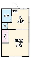 間取図画像 1K