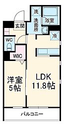 埼玉新都市交通 鉄道博物館(大成)駅 徒歩19分の賃貸マンション 1階1LDKの間取り
