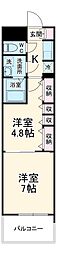 間取図画像 2K