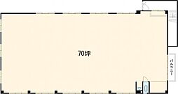進栄グランド印刷 2階ワンルームの間取り