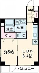 ＳＴＡＮＤＺ高井戸 2階1LDKの間取り