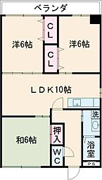 間取図画像 3LDK