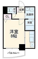 ＨＦ丸の内レジデンス 2階1Kの間取り