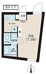 レピュア落合南長崎駅前 5階1Kの間取り