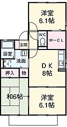 間取図画像 3DK