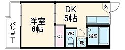 間取図画像 1DK