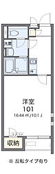 レオネクストGreenハイツ 1Kの間取図画像