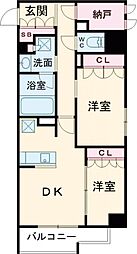 東京メトロ丸ノ内線 新大塚駅 徒歩8分の賃貸マンション 1階2SDKの間取り