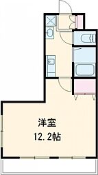 桂川ショウエイマンション 3階1Kの間取り