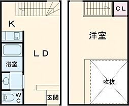 プリマベーラ 1階1LDKの間取り