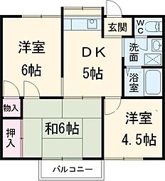間取図画像 3DK