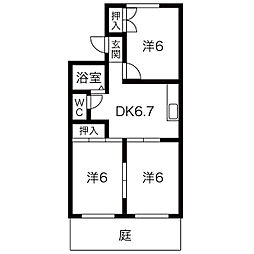 間取図画像 3DK