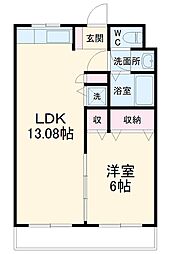 間取図画像 1LDK