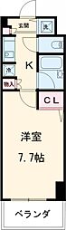 ＣＩＴＹ　ＳＰＩＲＥ国分寺 3階1Kの間取り