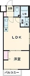 スクエア千鳥町 1LDKの間取図画像