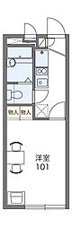 レオパレスＳＡＫＵＲＡ 2階1Kの間取り