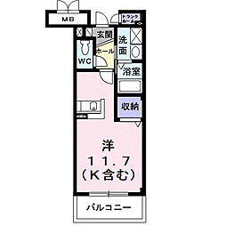 間取図画像 ワンルーム