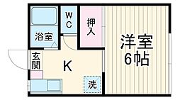 間取図画像 1K