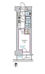 Ｂｒｉｌｌｉａ　ｉｓｔ池尻大橋 2階1Kの間取り