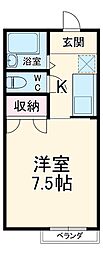 間取図画像 1K