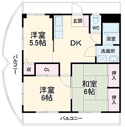 間取図画像 3DK