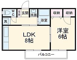 間取図画像 1LDK