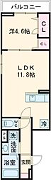 間取図画像 1LDK