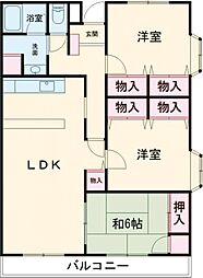間取図画像 3LDK