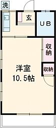 間取図画像 1K
