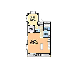 名古屋市営桜通線 吹上駅 徒歩12分の賃貸マンション 2階1LDKの間取り
