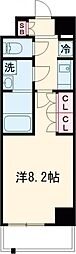 AZEST堀切菖蒲園2 1Kの間取図画像