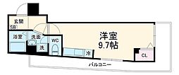 Fortitudo四街道 2階ワンルームの間取り