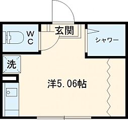 ＲＥ東高円寺 1階ワンルームの間取り