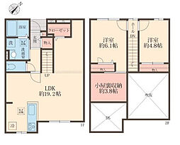 カーサクラーノ 1階2SLDKの間取り