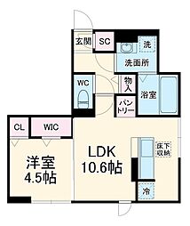 間取図画像 1LDK