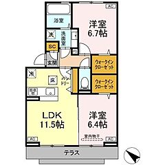 物件の間取り