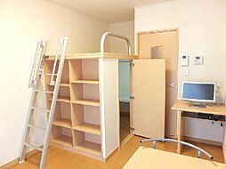 レオパレスハヅキ栄町 305 3階1Kのリビング/ダイニング