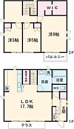 小金井市東町3丁目戸建 1階3LDKの間取り
