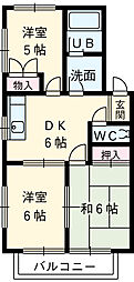 間取図画像 3DK