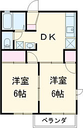 間取図画像 2DK