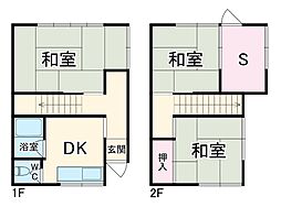 曽谷貸家 1 1階3SDKの間取り