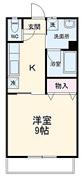 間取図画像 1K