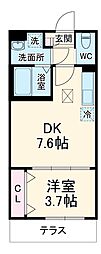 間取図画像 1DK