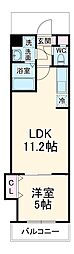 Albion新検見川 3階1LDKの間取り