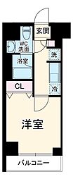 RELUXIA横濱元町 704 7階1Kの間取り