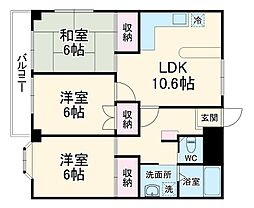 間取図画像 3LDK