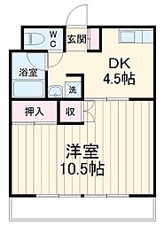 間取図画像 1DK