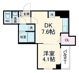 間取図画像 1DK
